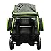 Pyramid Path Triple Premium Deluxe Roller with 5 Accessory Pockets Bowling Bag (Black/Lime Green)