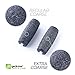 Geckone 4 Extra Coarse And 2 Regular Coarse Amopé Refill Replacement Rollers For Pedi Perfect Electric Foot Files