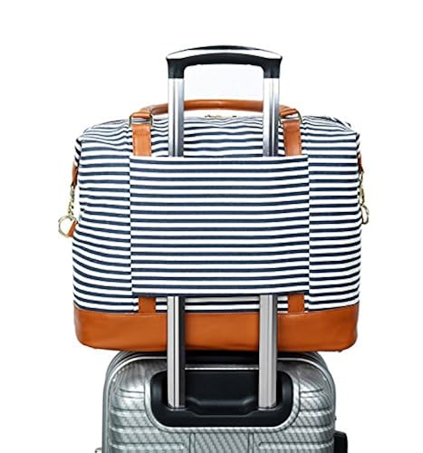 CAMTOP Women Ladies Travel Bag Canvas Weekend Overnight Carry On