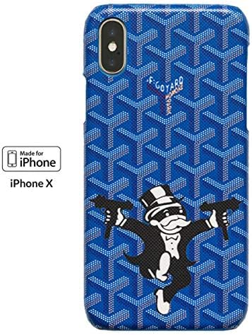 iPhone Xs Max Goyard Blue Hustler Boss Case for iPhone Xs MAX (iPhone Xs Max, Blue Hustler)