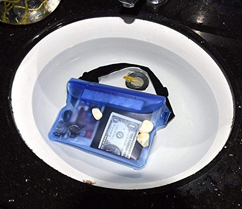 image for NKTM Waterproof Pouch Dry Bag Fanny Pack with Waist Strap Keep Your Ce