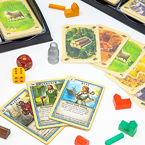 CATAN Board Game 25th Anniversary Edition Includes The Base Game and