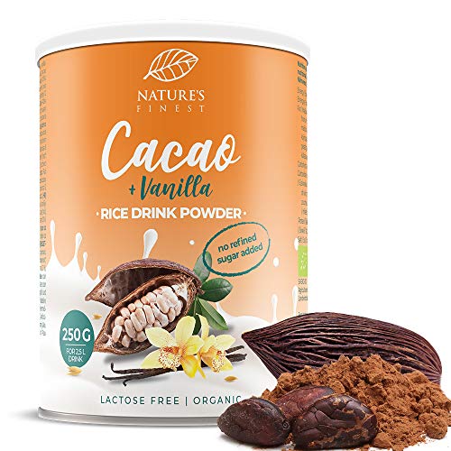 Nature's Finest Bio-Reisgetränkpulver Kakao & Vanille 250 g | Für 2,5 L leckere Bio-Pflanzenmilch | Vegan and… – Bild 3
