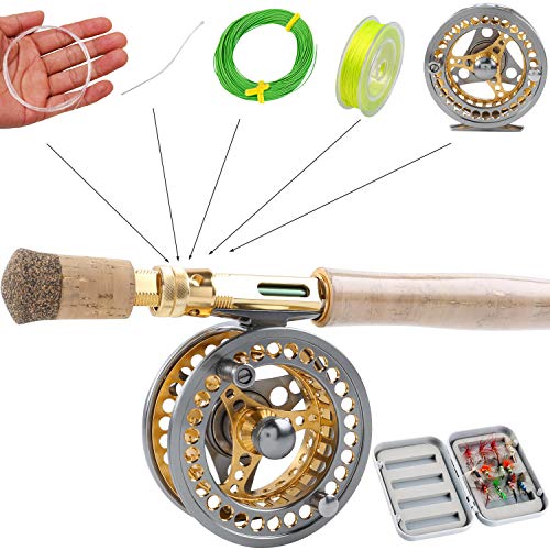 Sougayilang Fly Fishing Rod Reel Combos with Lightweight Portable Fly Rod and Fly Reel,Fly Fishing Complete Starter Package – Bild 3