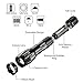 Gosund T6 LED Flashlights-Water Resistant Zoomable Tactical Flashlight of 5 Light Modes High Powered LED Torch with Bottom Click for Outdoor (2 pcs)