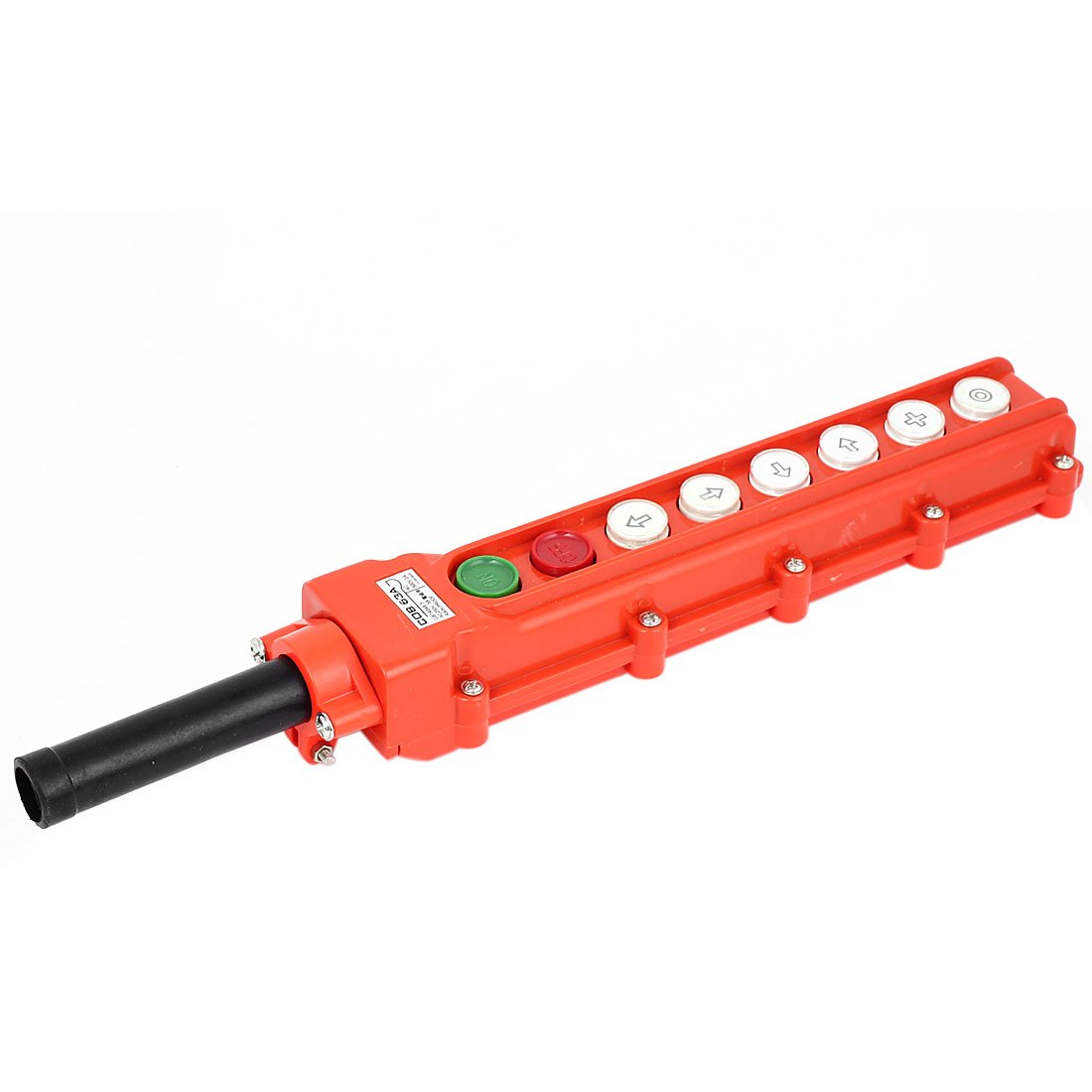 Sourcingmap Up-Down Pushbutton Crane Hoist Switch Rainproof COB-63A