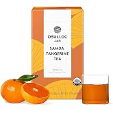 OSULLOC Tangerine Tea (Fresh Jeju Tangerine Flavor), Iced tea bags Fruit tea Blend, Premium Teabags from Jeju Island, 20 count