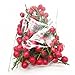 100pcs Artificial Red Holly Berry 10mm Pick Branch Wreath For Christmas Tree Decoration for Christmas tree for wedding party