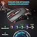 PICTEK Gaming Mouse Wired [7200 DPI] [Programmable] [Breathing Light] Ergonomic Game USB Computer Mice RGB Gamer Desktop Laptop PC Gaming Mouse, 7 Buttons for Windows 7/8/10/XP Vista Linux, Greythumb 1