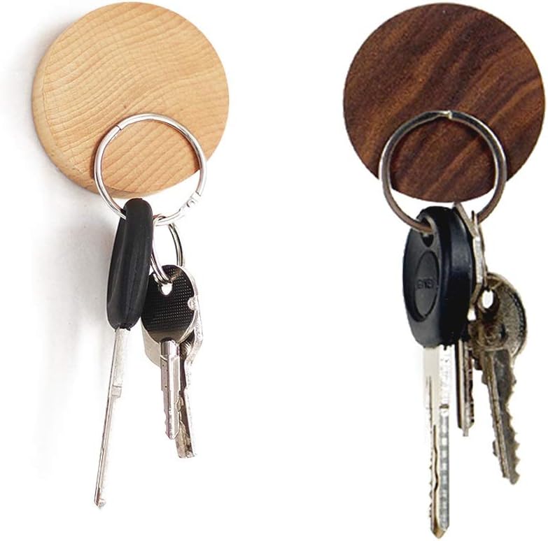 EQLEF Colgador Llaves Magnetico La Pared de Madera engancha la