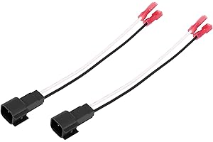 ACROPIX Speaker Wire Car Harness Adapter Connector Fit for Ford Explorer Plastic - Pack of 2 Black