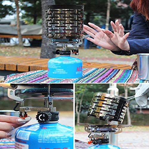 Draagbaar Camping Gasfornuis Cover met een Handvat Vier Sleuven aan de Bodem Camping Accessoire, voor buiten kamperen - Image 3