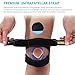 Yosoo Patella Knee Strap Adjustable Neoprene Infrapatellar Strap Band Brace for Knee Support Fits Running, Basketball, Outdoor Sports Help with Jumpers and Runners Knee, 11'' - 18'', Black
