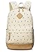 Leaper Lightweight Canvas Laptop Backpack Bags Daypack (Deer Beige)