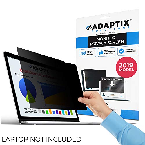 Apple MacBook Compatible – 12″ Privacy Screen for MacBook – Anti-Glare, Anti-Scratch, Blocks 96% UV – Blue Light Screen Filter Protector & Security Accessories by Adaptix (APSMA12)