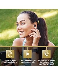 True   Auriculares inalámbricos con Bluetooth, Bluetooth 5.0 True Wireless Bluetooth Auriculares 15H Playtime 3D estéreo con sonido inalámbrico, micrófono integrado