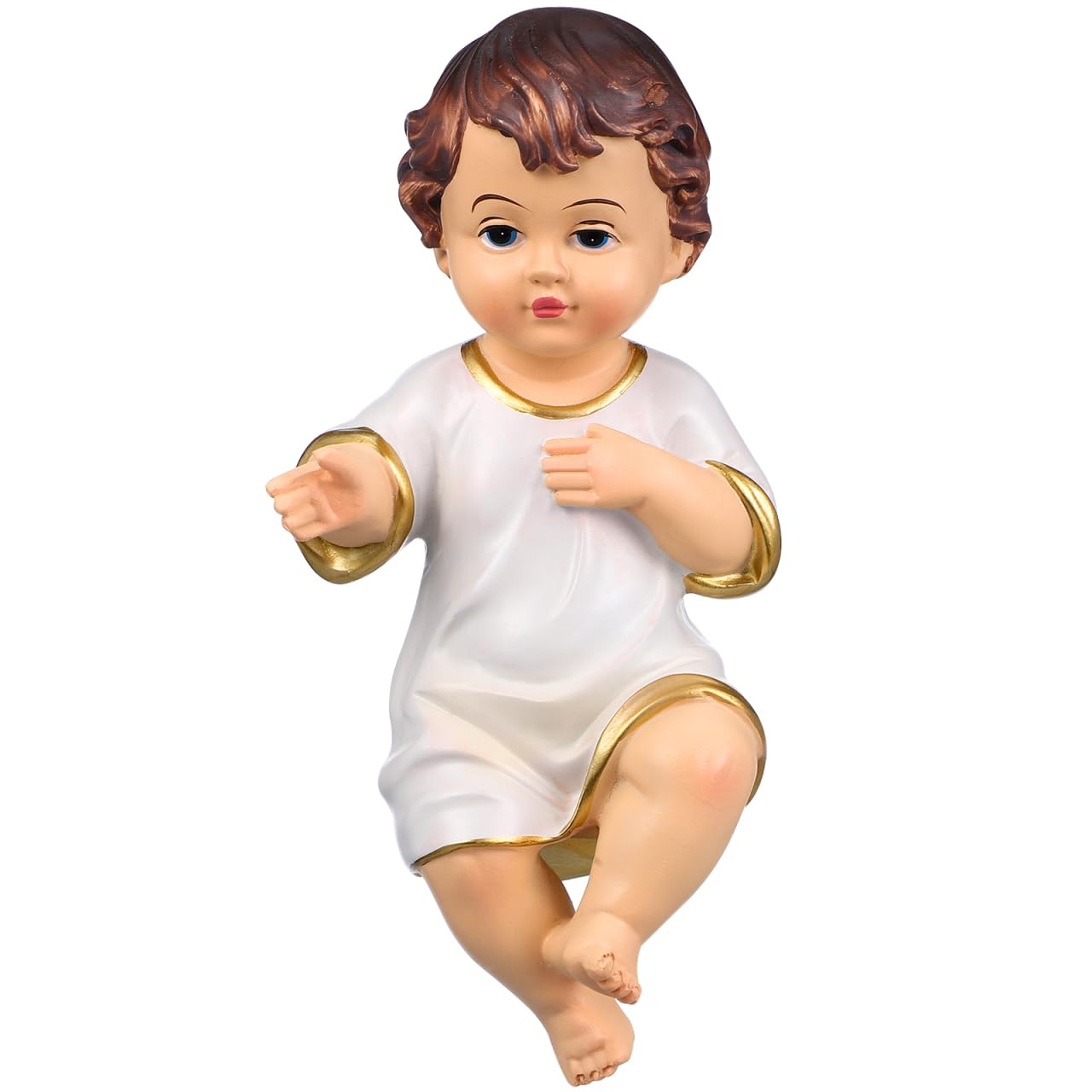 VILLCASE Jesus Doll Statue, Baby Jesus Ornament Baby s Statue Figure Figurine s Adornment, Height 5.89