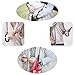 Double Layer Reverse Folding Umbrella Cars Reversible Umbrella Rain Umbrella Windproof With C-Shaped Handle (Blue Sky)