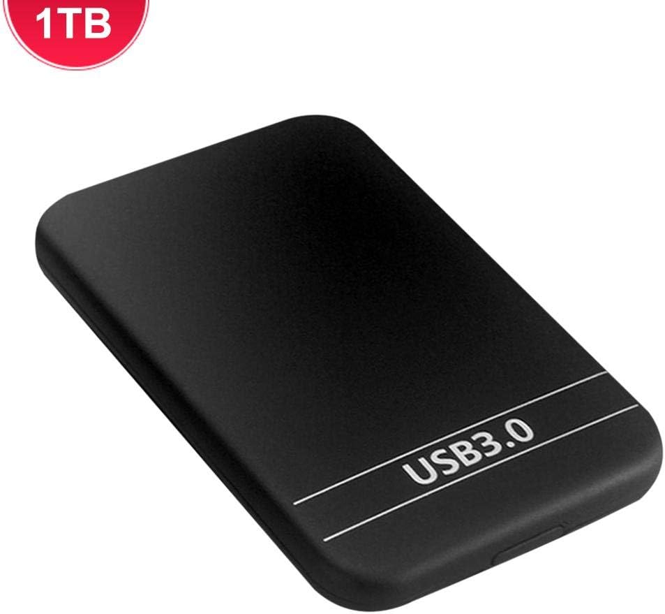 Rosymity External Hard Drive,USB 3.0 High Read Speed External Portable HDD Hard Drive 500GB/1TB/2TB，Notebook PC Desktop Mechanical Hard Drive,Free Drive Installation Suitable