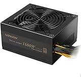 TroheStar Mining Machine Power Supply 1600W 80+ Gold Single-channel PSU 90%/10 Connectors High Efficiency For Antminer Bitcoin Ethereum A3 L3 D3 S9 (Full voltage 90V-240V)