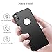iPhone X Case, Ultra Thin iPhone X Case Slim Fit Hard Cover Scratch Resistant Protective Case for Apple iPhone X / iPhone 10 by GDEER [Support Wireless Charging] - Black