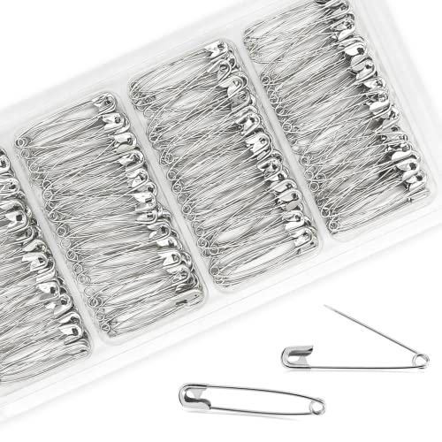 WISYOK 240 Pcs Large Safety Pins 2.1