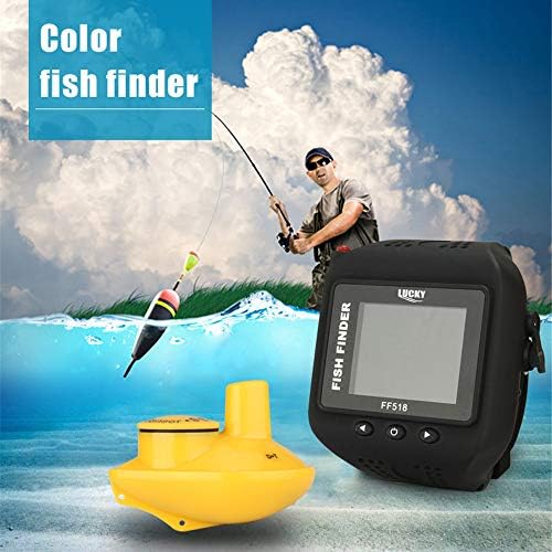 LoMe Watch-Type Fish Finder, Wireless Sonar Visual HD Fishing Detector Intelligent Waterproof Fish-Fishing Portable Depth Detector