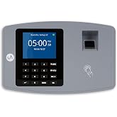 uAttend JL2500 Biometric Fingerprint Time Clock System for Small Business with WiFi and Cloud-Based Employee Timecards