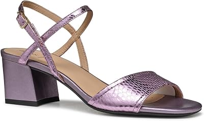 D New ERAKLIA 50 B, Sandalia Tacón Mujer, Lilac, 35 EU