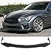 Front Bumper Lip Spoiler Compatible with 2014-2017 Infiniti Q50, Unpainted ABS Lip Spoiler Bodykit Splitter Diffuser Air Dam Chin Diffuser by IKON MOTORSPORTS, 2015 2016