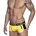 Voberry® Men Sexy Boxer Shorts Briefs Trunks Underpants Men's Bikini Underwear, (M, Yellow)