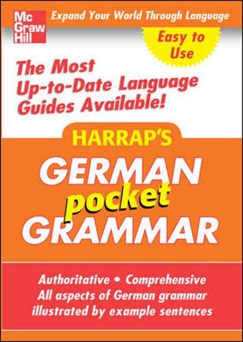 Harrap's Pocket German Grammar (Harrap's language Guides) by Harrap