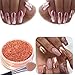 YJYdada Nail Polish,Rose Gold Nail Mirror Powder Glitter Chrome Powder Art Decoration