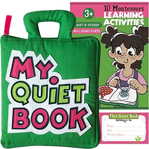 My Quiet Book for Toddlers Montessori Busy Books for 3 Year Old