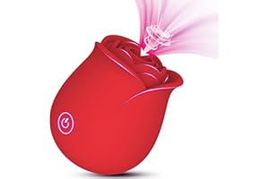 Rose Sex Toys Vibrators Dildo - Sex Relaxing Rose Toys Pleasure Suction Adult Toy for Womens, 10 Intensity Modes Petal Stimul