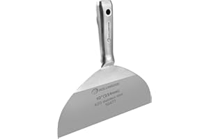 ROLLINGDOG 10 inch Drywall Knife - 420 Stainless Steel One Piece Putty Knife, Joint, Painting, Taping Tool