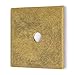 10 Plain Square Washers Brass Hardware 1.57