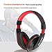 Dragon-Hub Over-the-Ear Headphones 3.5mm Wired Professional Hifi Studio Stereo Gaming Headset for Women Men Girls Boys Teens Phone Computer PC Laptop MP3,etc Bass Omnidirectional Stereo Sound
