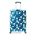 American Tourister Ilite Max Softside Spinner 25, Light Blue Checks