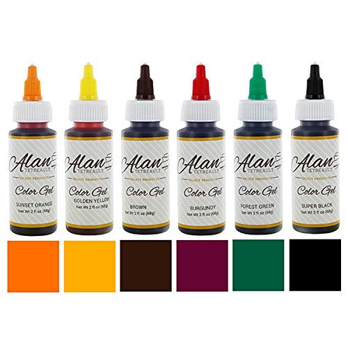 Global Sugar Art, Fall Assortment Premium Food Coloring Gel Kit, Six Colors 2 Ounces by Chef Alan - Thumbnail 5