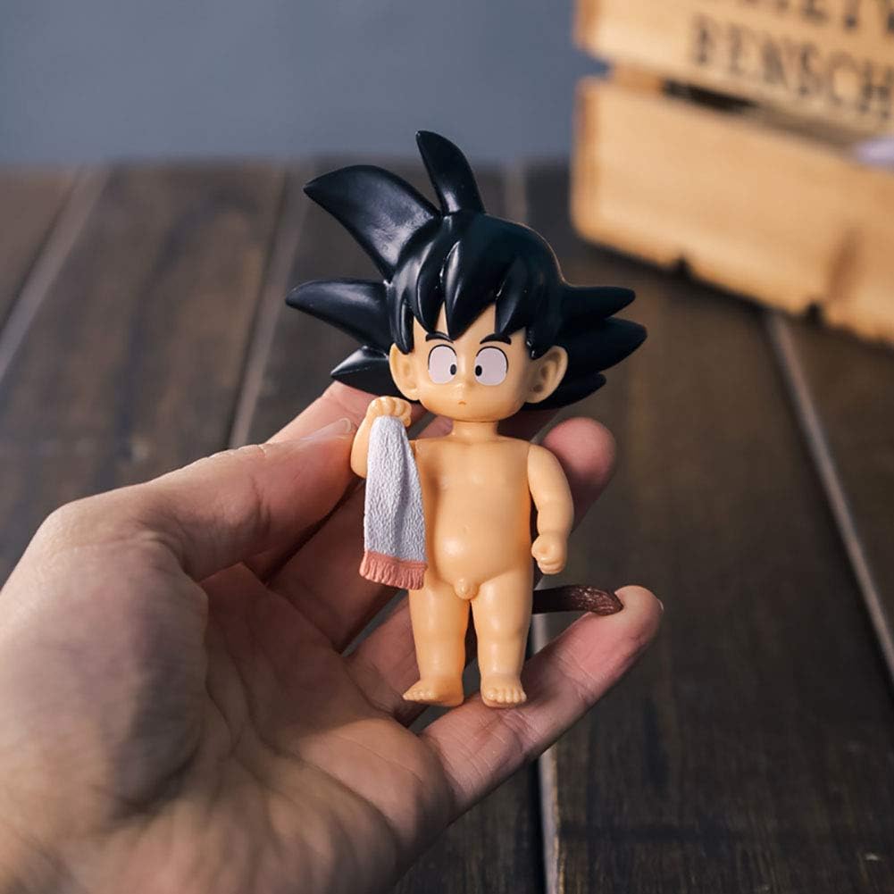 Amazon Co Jp ドラゴンボールフィギュアかわいい入浴素尻幼年悟空赤ちゃんイラストスタチュースタチューモデル人形誕生日プレゼントを集めるpvc 3 94インチ A スポーツ アウトドア