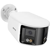 ANNKE 6MP PoE Dual-Lens Security Camera, 180&deg; Panoramic Outdoor IP Cam | Smart Human/Vehicle Detection, Color Night Vision, 2-Way Audio, Supports MicroSD Card Up to 512GB, IP66, FCD600