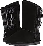 BEARPAW Kids Black Boshie Youth 5 M US Big Kid