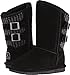 BEARPAW Girls' Boshie Suede Boot, 5, Black