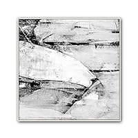 Framed Canvas Wall Art Abstract Circle Canvas Prints Home Artwork Decoration for Living Room,Bedroom - 16x16 inches