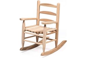 LEHMAN'S Handcrafted Eli & Mattie Amish Made Children's Size Wooden Rocking Chair