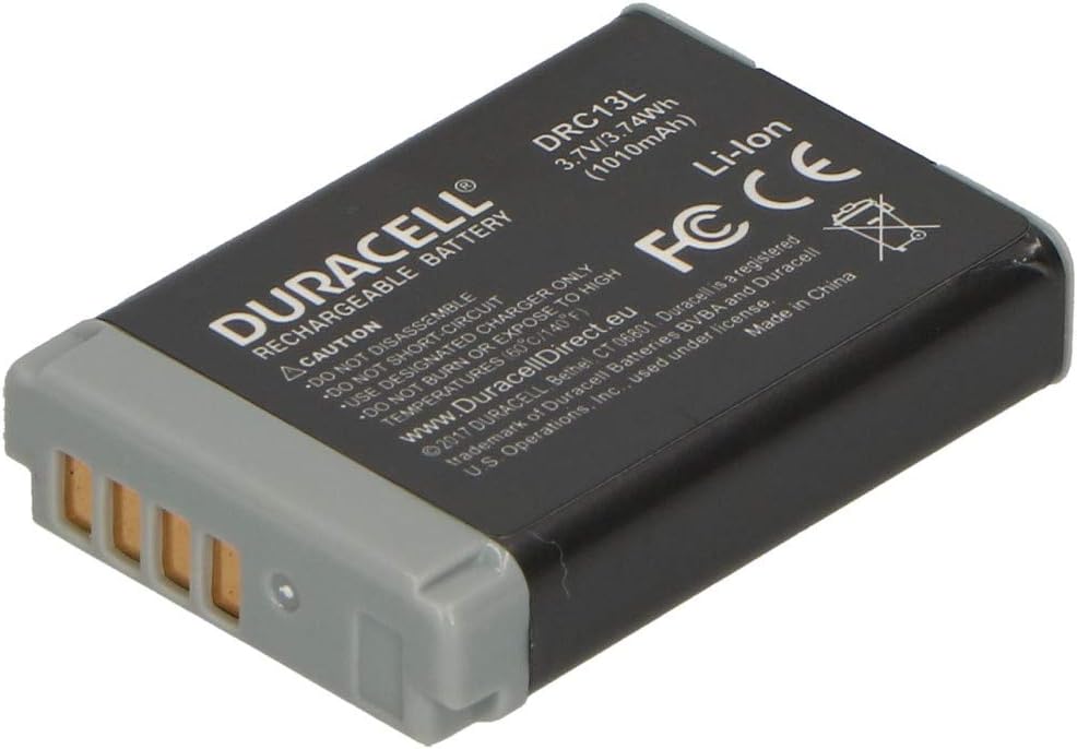 Duracell DRC13L Rechargeable Lithium-Ion Battery (Li-Ion) 1010 mAh 3.7 V, Rechargeable Batteries (1010 mAh, 3 Wh - Image 4