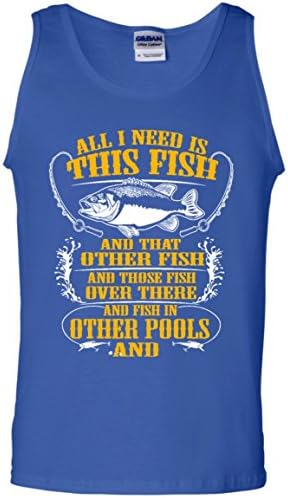 Need fishing Cotton Tank Top For Men