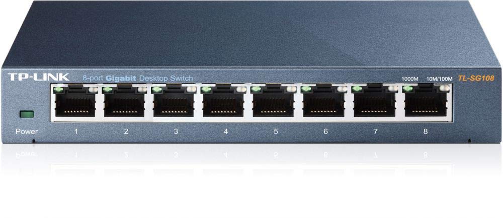 8-Port 10/100/1000Mbps Desktop Switch TL-SG108
