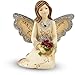 Pavilion Gift Company Elements January Monthly Angel Figurine, Includes Garnet Birthstone, 3-Inch